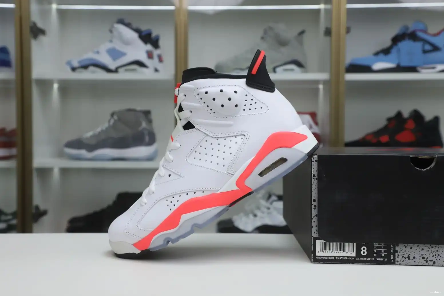 Jordan Retroinfrared Air White Kimikick 6 0527